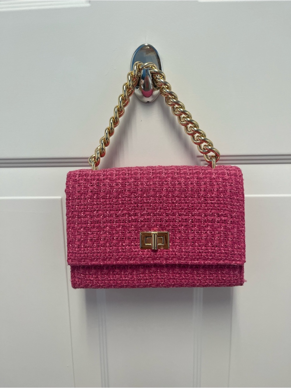 NWOT Shiraleah Chicago Pink Purse